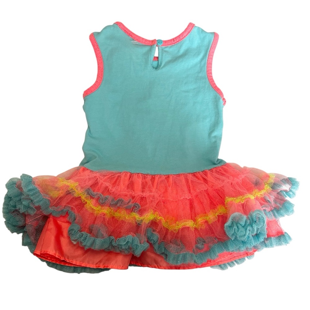 Rare Editions Pink and Blue Mermaid Dress - 24M - Picture 2 of 7